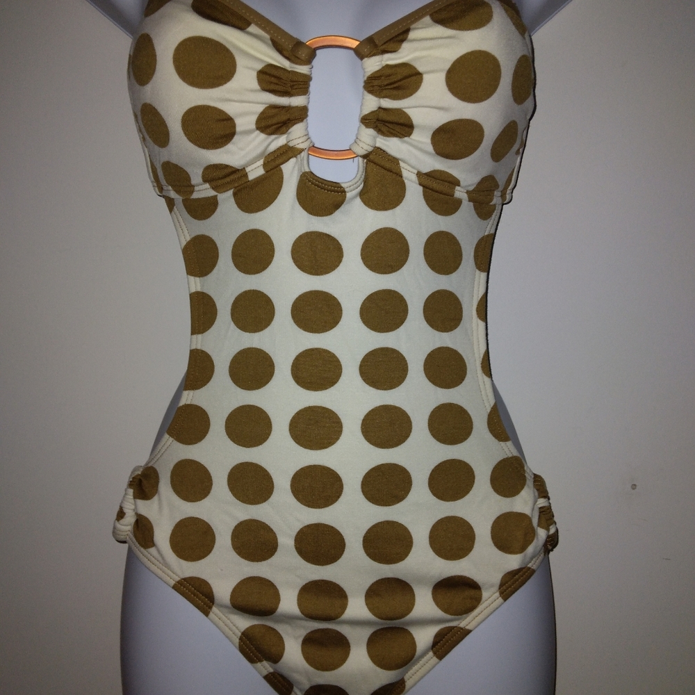 Calvin Klein 90's Polka-dot One Piece Swimsuit